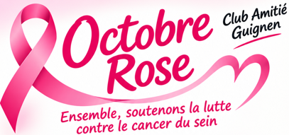 Club Amitié Guignen : Octobre Rose.